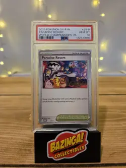 PSA 10 GEM MINT Indonesian Paradise Resort SV-P World Championships 2025 Pokemon - Image 1