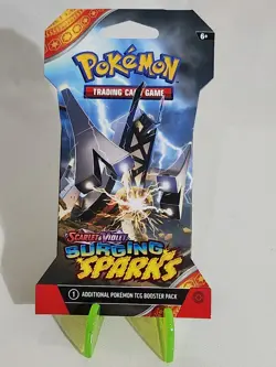 Pokemon Scarlet & Violet Surging Sparks Sleeved Booster Pack – Sealed 820650853258 - Image 1