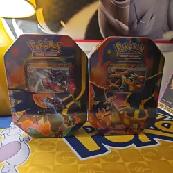Pokemon - Mega Evolution Charizard ex Tins X + Y Brand new and Sealed - Image 1