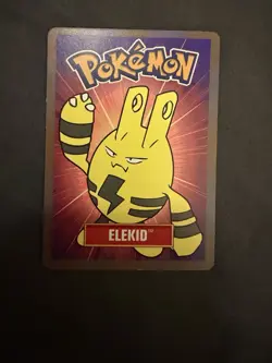 2000 Pokemon Elekid Betty Crocker Fruit Roll-Up Official Nintendo Promo - Image 1