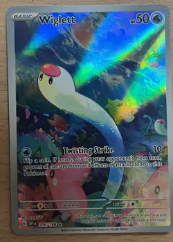 Wiglett 206/198 - Illustration Rare - Pokemon TCG Scarlet & Violet - Image 1