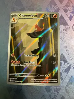 Charmeleon 169/165 - Scarlet Violet 151 Illustration Rare English Pokemon LP - Image 1