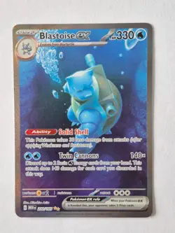 Pokemon - Blastoise Ex 200/165 Special Illustration Rare NM Scarlet & Violet 151 - Image 1