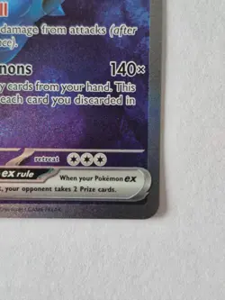 Pokemon - Blastoise Ex 200/165 Special Illustration Rare NM Scarlet & Violet 151 - Image 5