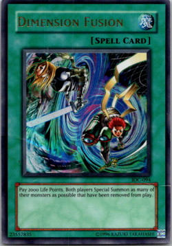 Dimension Fusion - IOC-094 - Ultra Rare - Unlimited- Yugioh - GOAT Format - Image 1