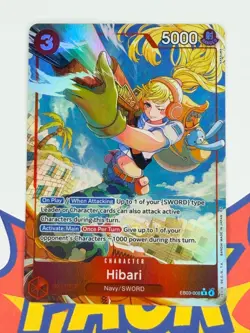 Hibari Rare Alternate Art (AA) EB03-008 Heroines Edition One Piece CCG - Image 1