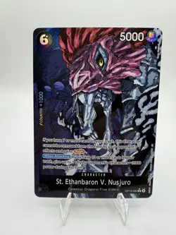 St. Ethanbaron V. Nusjuro Alt Art OP13-080 Carrying On His Will One Piece TCG - Image 1