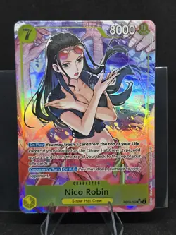 Nico Robin Alt Art EB03-055 SR - English NM One Piece Heroines - Image 1