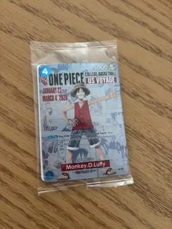 2026 One Piece EN College Basketball US Voyage #055 Monkey D Luffy Promo - Image 1