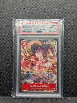 Monkey.D.Luffy - P-006 (Tournament Pack Vol. 1) One Piece Promo PSA 10 - Image 1