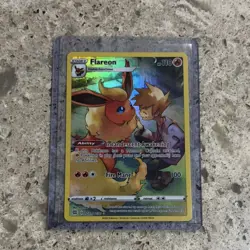 Pokemon Flareon Full Art Ultra Rare Holo TG01/TG30 Brilliant Stars 110 HP - Image 1