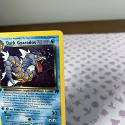 Pokemon Dark Gyarados 8/102 1st Edition Holo Rare Team Rocket LP - Image 4