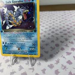 Pokemon Dark Gyarados 8/102 1st Edition Holo Rare Team Rocket LP - Image 5