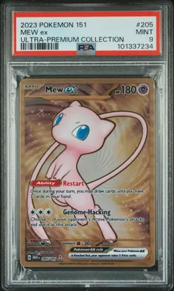 2023 POKEMON 151 ULTRA-PREMIUM COLLECTION #205 MEW EX PSA 9 - Image 1