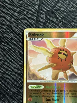 Pokemon TCG Solrock 9/102 Triumphant Reverse Holo Rare (English) - NM - Image 4