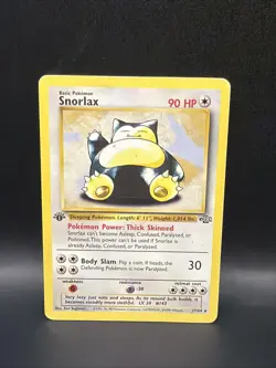 Pokemon TCG Snorlax 27/64 Non-Holo Jungle 1st Edition - Image 1