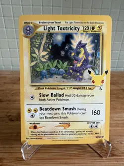 Light Toxtricity Holo SWSH137 Black Star Promo Celebrations Pokemon TCG NM - Image 1