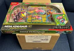 Pokemon TCG Mega Venusaur ex Premium Collection Box Set New Sealed - IN HAND - Image 1