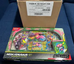 Pokemon TCG Mega Venusaur ex Premium Collection Box Set New Sealed - IN HAND - Image 3