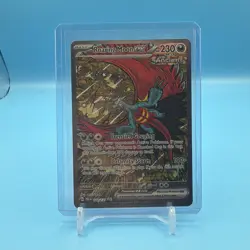 Pokemon TCG Roaring Moon ex 162/131 Prismatic Evolutions SIR Illustration Rare - Image 1