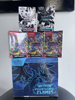 Pokemon TCG Phantasmal ETB /boosters , White Flare / Black Bolt Boosters.Sealed - Image 1