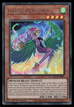 Yugioh Harpie Perfumer BLC1-EN041 1st Edition Ultra Rare NM - Image 1