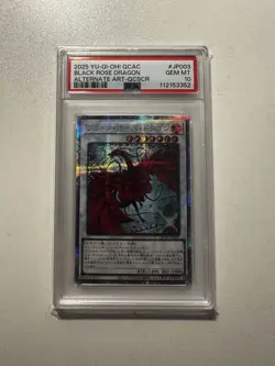 PSA 10 Black Rose Dragon QCAC-JP003 Quarter Century SR Yu-Gi-Oh Card 2025 Japan - Image 1