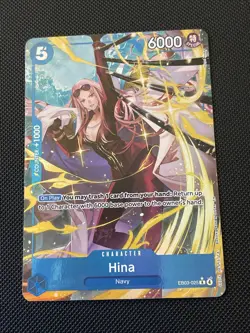 One Piece Heroines Edition Hina R Alt Art AA EB03-025 English NM - Image 1