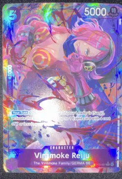 Reiju , One piece Vinsmoke Reiju EB03-031 Special Foil Card Bandai 5000 Power - Image 1