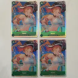 x4 Playset - Nami OP14-031 (SR) The Azure Sea’s Seven One Piece TCG English NM - Image 1
