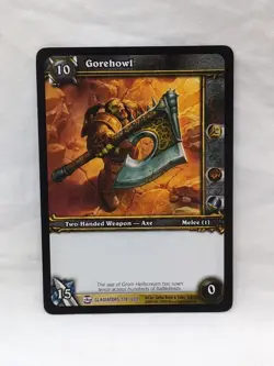 World Of Warcraft TCG Gorehowl Gladiators Epic Card 178/208 - Image 1