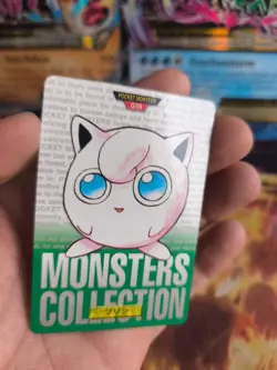 Pokemon Karte Card carddass Monsters collection Green 1996 japan Jigglypuff NM- - Image 2