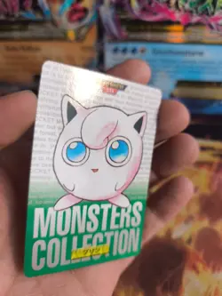 Pokemon Karte Card carddass Monsters collection Green 1996 japan Jigglypuff NM- - Image 3