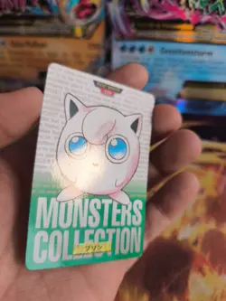 Pokemon Karte Card carddass Monsters collection Green 1996 japan Jigglypuff NM- - Image 4
