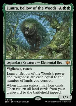 Lumra, Bellow of the Woods - Foil BLB NM MTG - Image 1