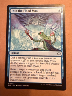 Into the Flood Maw - Foil BLB NM MTG 0052 Unplayed - Image 1