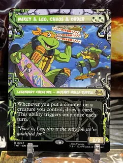 MTG | Mikey & Leo, Chaos & Order (0247 - Showcase) [TMT] NF - Image 1