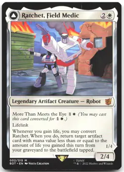 Ratchet, Field Medic M Universes Beyond: Transformers 2 LP - Image 1