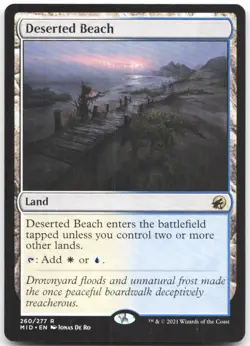 Deserted Beach R Innistrad: Midnight Hunt 260 LP or better - Image 1