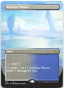 Adarkar Wastes (Borderless) R Dominaria United 377 LP or better - Image 1