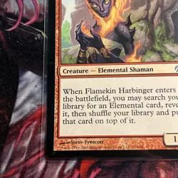 Flamekin Harbinger 53 Planechase Regular MTG TCG CARD NM Magic - Image 5