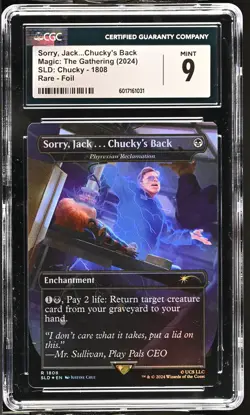 PHYREXIAN RECLAMATION Secret Lair Sorry, Jack...Chucky's Back Foil CGC 9 MTG - Image 1