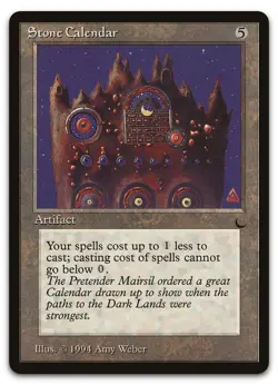 Stone Calendar (NM) The Dark DRK Magic MTG - Image 1