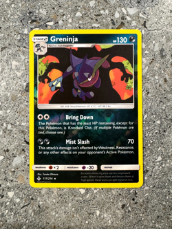 Pokemon TCG Cards Greninja 117/214 Unbroken Bonds Reverse Holo Rare MINT - Image 1