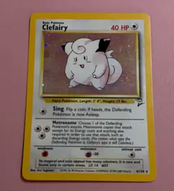Clefairy - 6/130 Base Set 2 1999 WOTC - Holo - Pokemon TCG LP - Image 1