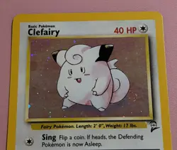 Clefairy - 6/130 Base Set 2 1999 WOTC - Holo - Pokemon TCG LP - Image 2