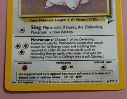 Clefairy - 6/130 Base Set 2 1999 WOTC - Holo - Pokemon TCG LP - Image 3