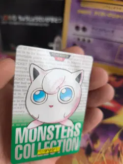 Pokemon Karte Card carddass Monsters collection green 1996 japan Jigglypuff NM - Image 2