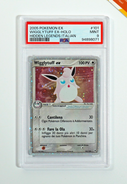 Pokemon PSA 9 Wigglytuff Ex #101 Holo EX Leggende Nascoste 2005 Italiano - Image 1