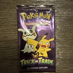 pokemon trick or trade (2023) - New & Sealed - 3 Additional Game Card Pack - Image 1